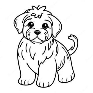 Pagina Da Colorare Del Cucciolo Havanese Carino 62268-51584