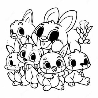 Pagina Da Colorare Dei Personaggi Adorabili Dei Baby Looney Tunes 62618-51870