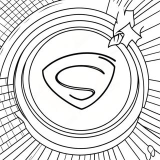 Logo Da Supereroe Pagine Da Colorare