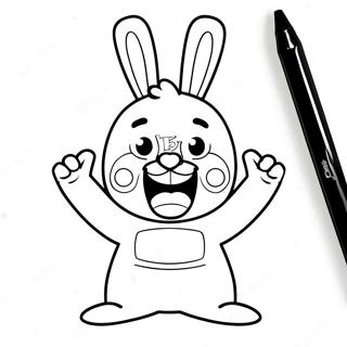 Rabbids Pagine Da Colorare