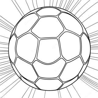 Pagina Da Colorare Del Pallone Da Calcio Colorato 63100-52235