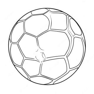 Pagina Da Colorare Del Pallone Da Calcio Colorato 63100-52236