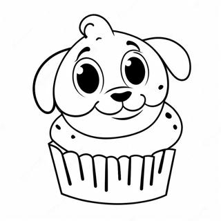 Pagina Da Colorare Di Bluey Muffin 6314-5043