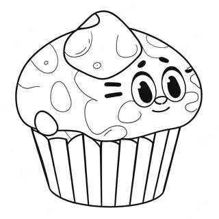 Pagina Da Colorare Di Bluey Muffin 6314-5139