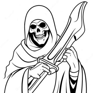 Pagina Da Colorare Del Grim Reaper 6334-5154