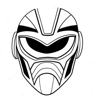 Pagina Da Colorare Maschera Power Ranger 63449-52498