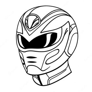 Pagina Da Colorare Maschera Power Ranger Colorata 63450-52509