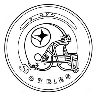 Pagina Da Colorare Del Logo Dei Pittsburgh Steelers 6354-5172