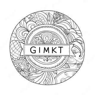 Pagina Da Colorare Del Logo Gimkit 63889-52852