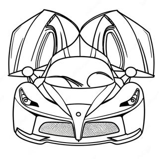 Laferrari Ferrari Pagine Da Colorare