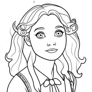 Harry Potter Luna Lovegood Pagine Da Colorare