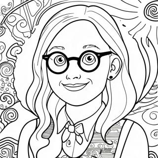 Pagina Da Colorare Della Rivista Quibbler Di Luna Lovegood 64350-53214