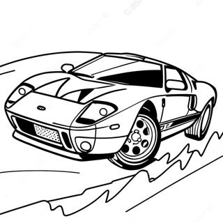 Pagina Da Colorare Della Ford Gt 64510-53335