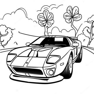 Pagina Da Colorare Della Classica Ford Gt Da Corsa 64511-53338