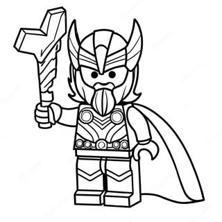 Lego Thor Pagine Da Colorare