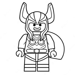 Pagina Da Colorare Di Lego Thor 64530-53352