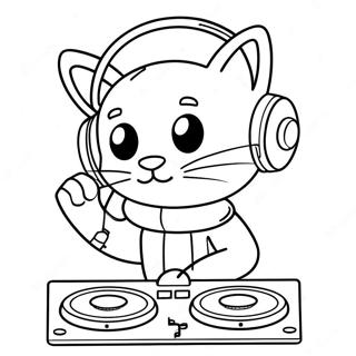 Dj Catnip Pagine Da Colorare