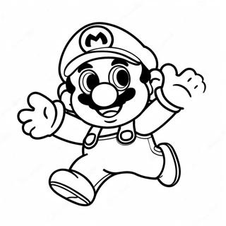 Pagina Da Colorare Di Baby Mario Che Salta 64881-53638