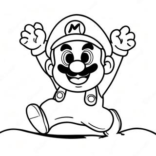 Pagina Da Colorare Di Baby Mario Che Salta 64881-53639