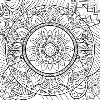 Pagina Da Colorare Mandala Spirituale 6494-5282