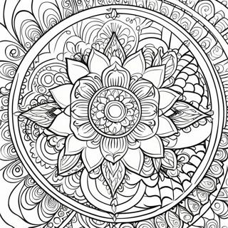 Pagina Da Colorare Mandala Spirituale 6494-5283