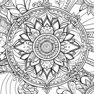 Pagina Da Colorare Mandala Spirituale 6494-5284