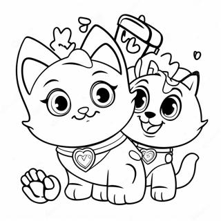 Pagina Da Colorare Del Cat Pack Di Paw Patrol Affascinante 64951-53686