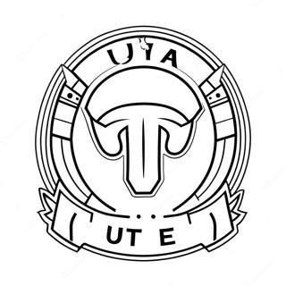 Utah Utes Pagine Da Colorare