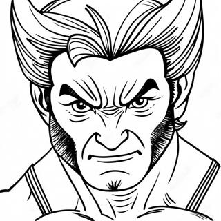 Ragazzo Wolverine Pagine Da Colorare