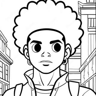 Pagina Da Colorare Huey Freeman Boondocks 6525-5310