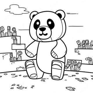 Minecraft Panda Pagine Da Colorare