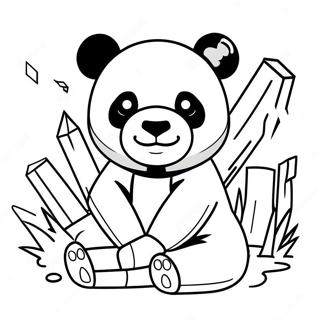 Pagina Da Colorare Panda Di Minecraft 65320-53972