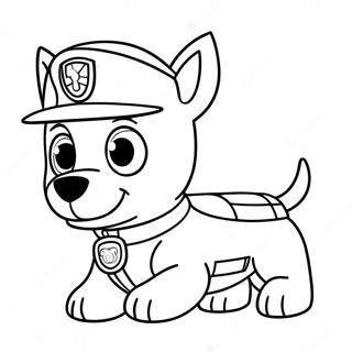 Pagina Da Colorare Tracker Della Paw Patrol 65370-54020