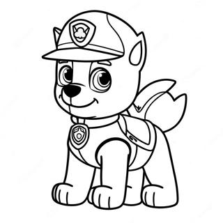 Pagina Da Colorare Tracker Della Paw Patrol Avventuroso 65371-54037