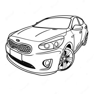 Pagina Da Colorare Auto Sportiva Kia 65381-54026