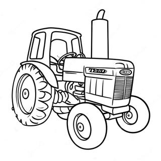 Pagina Da Colorare Di Tractor Ted 65510-54126