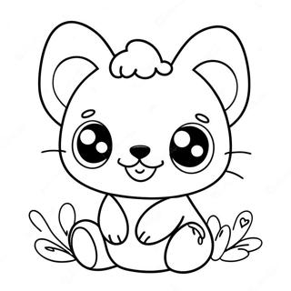 Carino Kawaii Chibi Animale Da Colorare 65591-54198