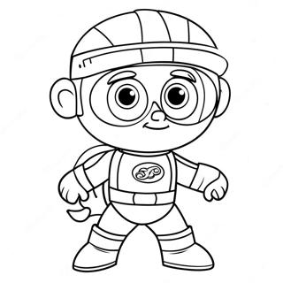 Pagina Da Colorare Super Why 6564-5338