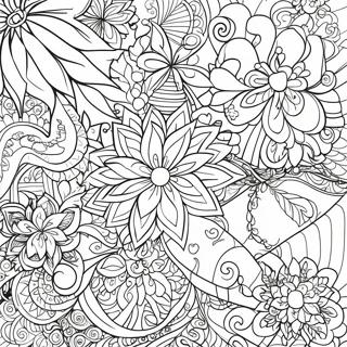 Motivi Zentangle Di Natale Pagine Da Colorare