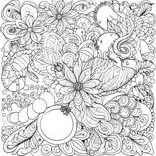 Modelli Di Zentangle Natalizi Da Colorare 65740-54299