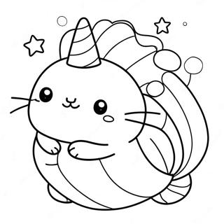 Pusheen Sirena Da Colorare 65760-54314