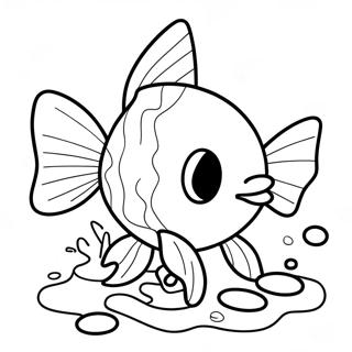 Pagina Da Colorare Di Magikarp 65840-54387