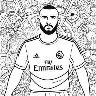 Pagina Da Colorare Di Benzema 66010-54526