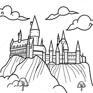 Pagina Da Colorare Del Castello Di Hogwarts 66091-54586