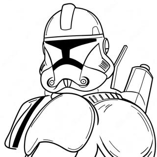 Pagina Da Colorare Del Clone Trooper Fase 1 66210-54683