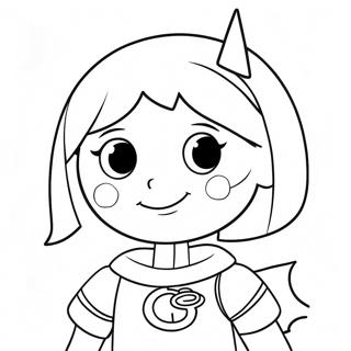 Pagina Da Colorare Di Wordgirl 66270-54734