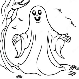 Fantasma Spaventoso Pagina Da Colorare 66711-55076