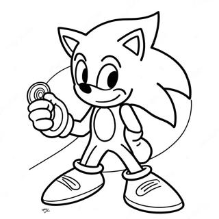 Pagina Da Colorare Di Sonic Per San Valentino 66760-55122