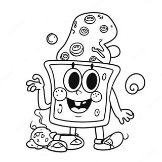 Pagina Da Colorare Di Spongebob Stoner 66981-55287