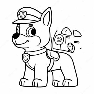 Paw Patrol Rex Pagine Da Colorare